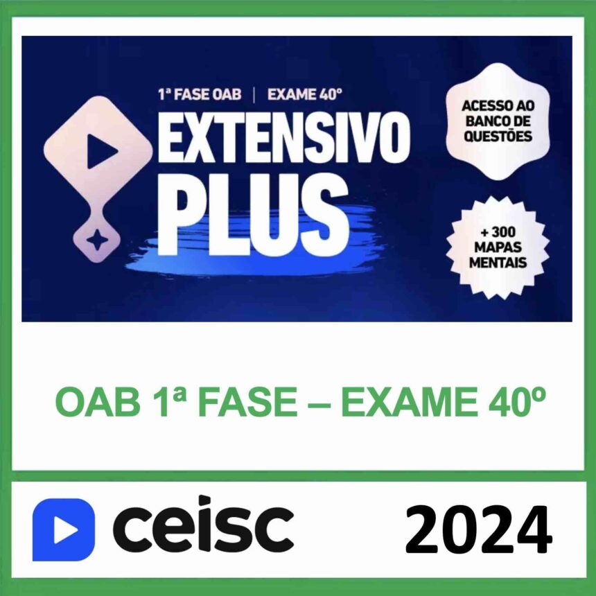 Rateio Oab Fase Exame Extensivo Plus Ceisc Rateio