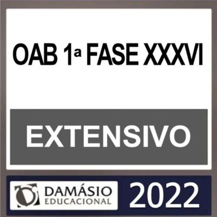 1ª Fase OAB XXXVII 37º Exame - ACESSO TOTAL - (CERS 2022.2) (Ordem