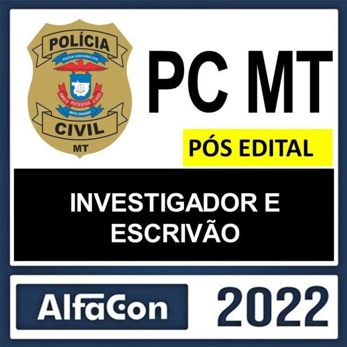 rateio pos edital pc mt investigador e escrivao alfacon 2022