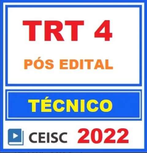 rateio trt 4 tecnico ceisc 2022 1