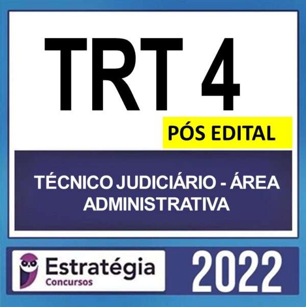 rateio trt4 tecnico judiciario area administrativa pos edital esrtrategia 600x602 1