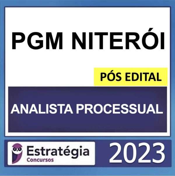 rateio pgm niteroi analista processual estrategia 2023