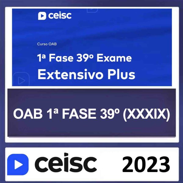 RATEIO OAB 1ª Fase 39 (XXXIX) – ACESSO TOTAL – CERS 2023 - RATEIO DE CURSOS  PARA CONCURSOS PUBLICOS 2023 - RATEIO CURSOS CONCURSOS