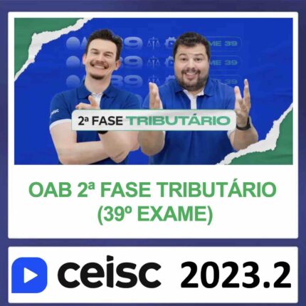 Rateio 2 Fase Direito Tributário Ceisc 2023 – OAB 39º Exame