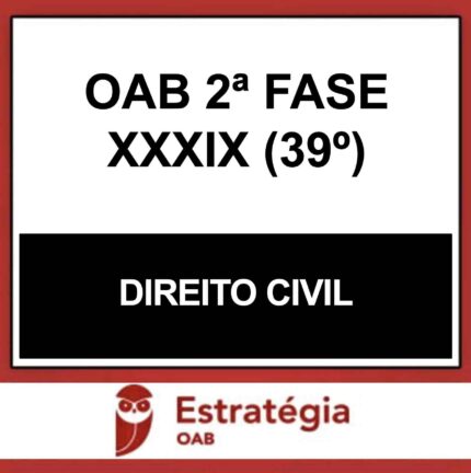 Rateio OAB 2 Fase 39 Direito Civil Estratégia 2023