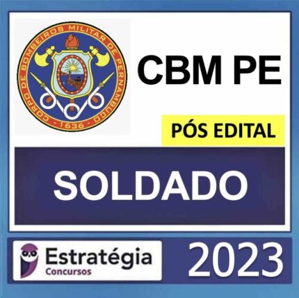 RATEIO CBM PE SOLDADO PÓS EDITAL ESTRATÉGIA 2023