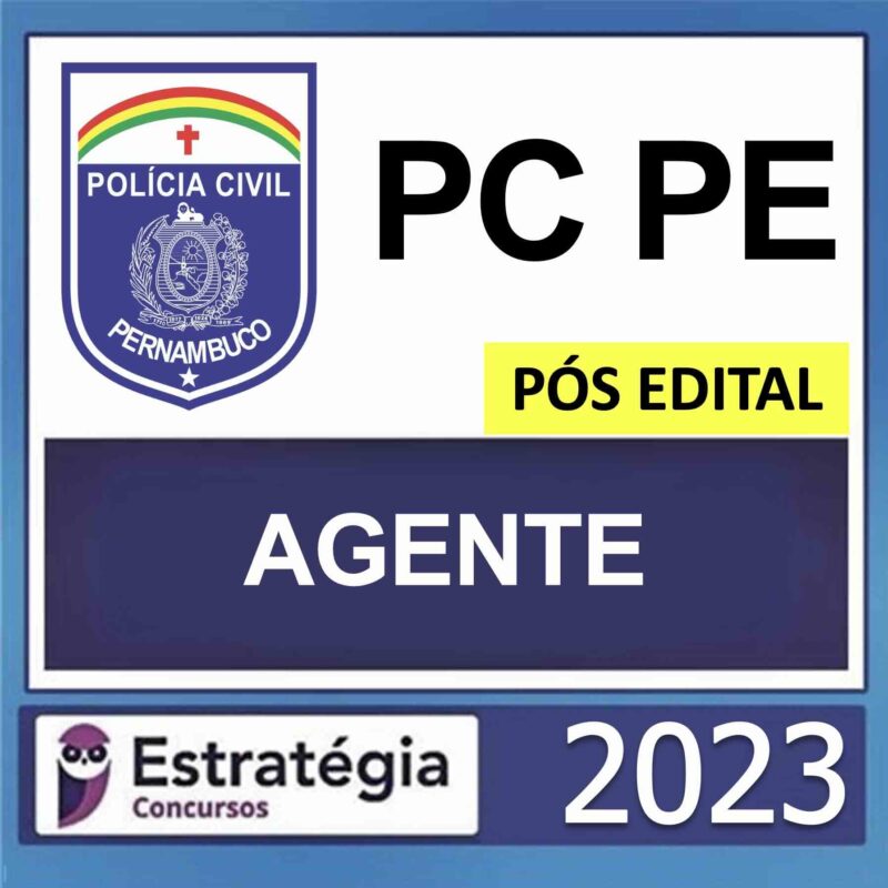 RATEIO PC PE AGENTE PÓS EDITAL ESTRATÉGIA 2023