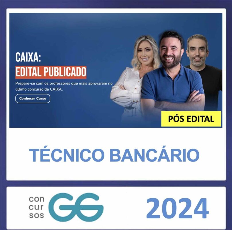 RATEIO CAIXA TECNICO BANCARIO GG CONCURSOS POS EDITAL 2024 1