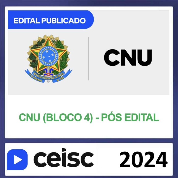 Rateio CNU Bloco 4 Pós Edital Ceisc 2024