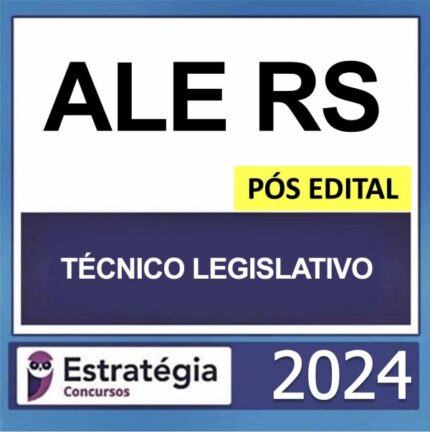 Rateio ALE RS Técnico Pós Edital Estratégia 2024