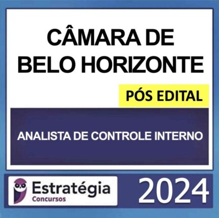 Rateio Câmara de Belo Horizonte Analista de Controle Interno Pós Edital Estratégia 2024