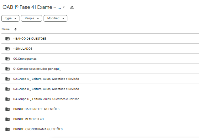 RATEIO OAB 1 FASE 41 CEISC – EXTENSIVO PLUS