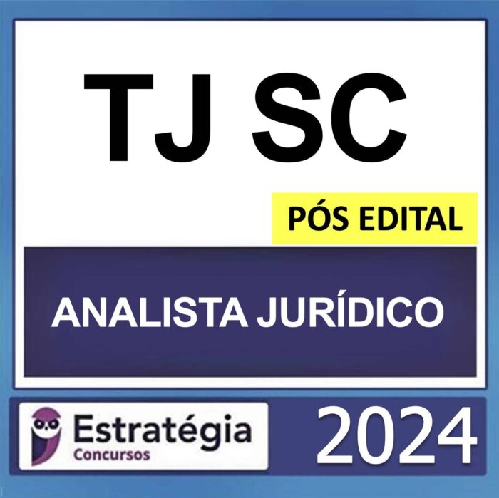 Rateio TJ SC Pós Edital Analista Jurídico Estratégia 2024