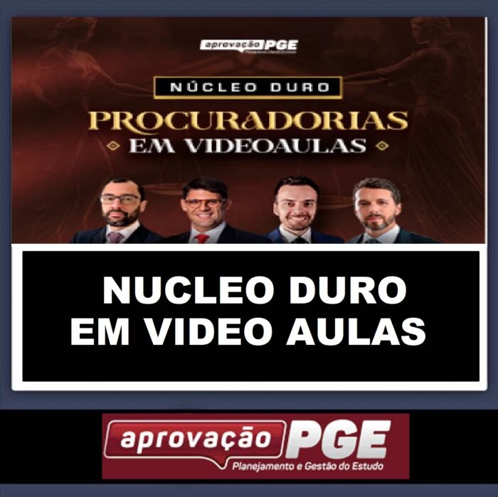 RATEIO NÚCLEO DURO EM VIDEOS - PROCURADORIAS - APROVAÇÃO 2024