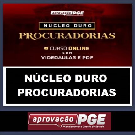 RATEIO NÚCLEO DURO PROCURADORIAS - APROVAÇÃO PGE 2024