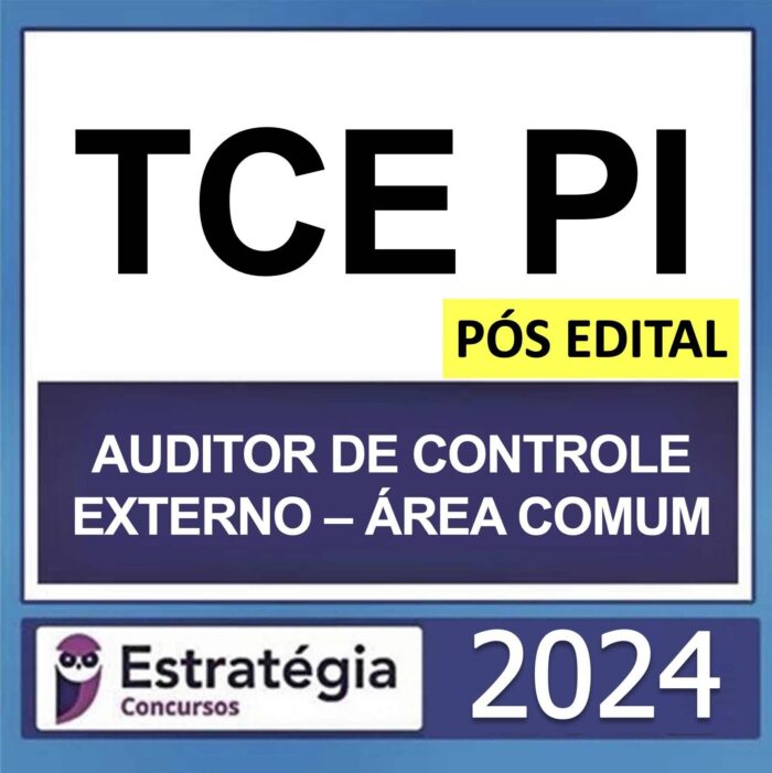 rateio tce pi pos edital auditor externo area comum capa