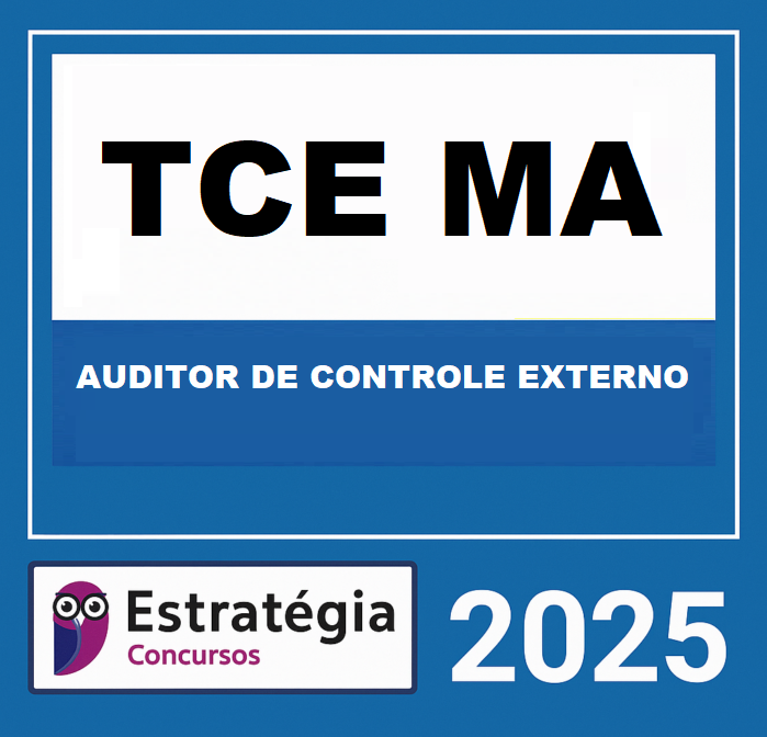 Rateio TCE MA Auditor de Controle Externo Estratégia 2025