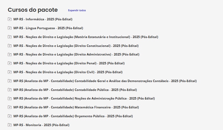 MP-RS - PÓS EDITAL (ANALISTA DO MP - CONTABILIDADE) – ESTRATÉGIA 2025 1 MP-RS - PÓS EDITAL (ANALISTA DO MP - CONTABILIDADE) – ESTRATÉGIA 2025
