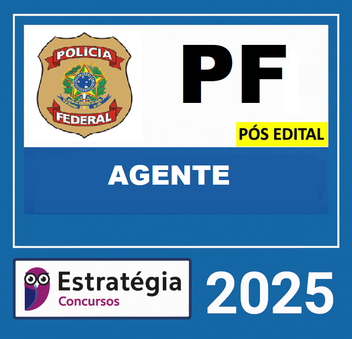 RATEIO PF AGENTE POS EDITAL ESTRATEGIA 2025 1