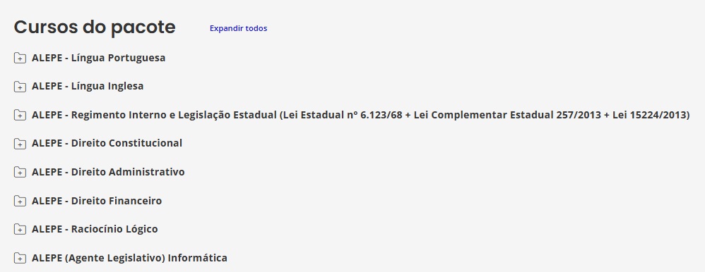 ALEPE (AGENTE LEGISLATIVO) – ESTRATÉGIA 2025 1 rateio ALEPE (AGENTE LEGISLATIVO) – ESTRATÉGIA 2025