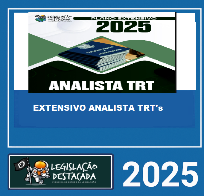 RATEIO DPE SP (ANALISTA) LEGISLAÇÃO DESTACADA 2025