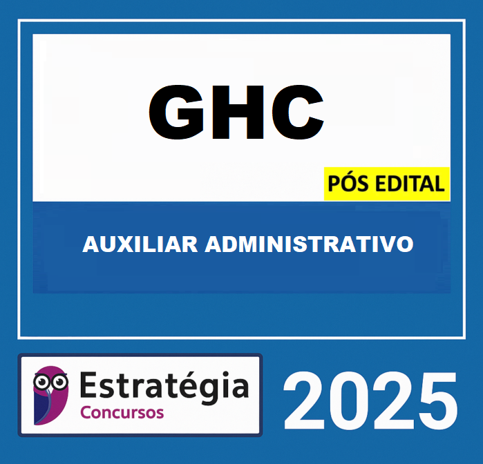 RATEIO GHC POS EDITAL AUXILIAR ADMINISTRATIVO 2025