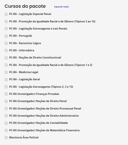 PC BA - POLICIA CIVIL DA BAHIA - INVESTIGADOR - ESTRATEGIA 2025 1 RATEIO PC BA - POLICIA CIVIL DA BAHIA - INVESTIGADOR - ESTRATEGIA 2025
