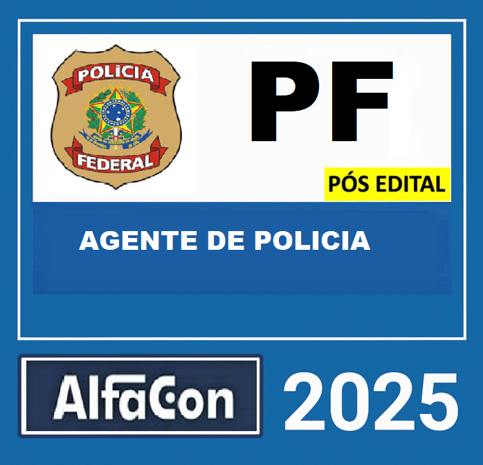 RATEIO PF AGENTE PÓS EDITAL ALFACON 2025