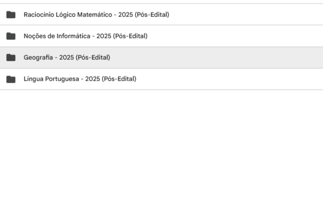 RATEIO IBGE PÓS-EDITAL (AGENTE DE PESQUISAS E MAPEAMENTO) – ESTRATÉGIA 2025