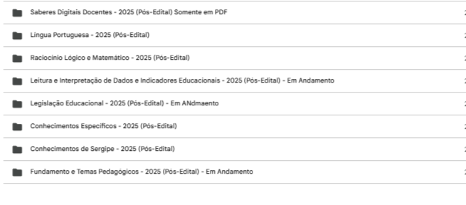 SEED-SE – PÓS-EDITAL (PEB – LÍNGUA ESPANHOLA) – ESTRATÉGIA 2025 1 RATEIO SEED-SE – PÓS-EDITAL (PEB – LÍNGUA ESPANHOLA) – ESTRATÉGIA 2025
