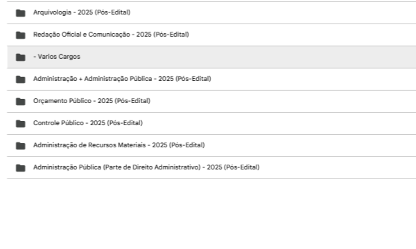 RATEIO SES-SC PÓS-EDITAL (TÉCNICO EM ATIVIDADES ADMINISTRATIVAS) – ESTRATÉGIA 2025