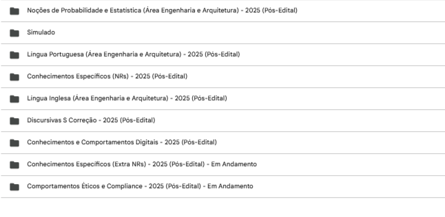 RATEIO CAIXA ECONÔMICA FEDERAL – CEF PÓS-EDITAL ( ENGENHEIRO DE SEGURANÇA DO TRABALHO ) – ESTRATÉGIA 2025