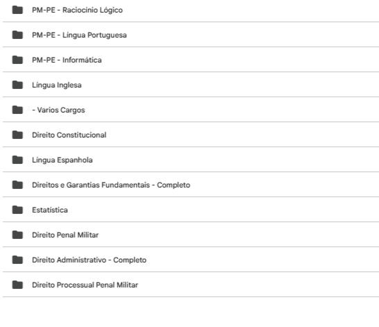 RATEIO PM PE OFICIAL – ESTRATEGIA 2025