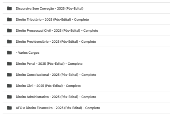 RATEIO TCE RN POS EDITAL – AUDITOR DE CONTROLE EXTERNO – DIREITO – ESTRATEGIA 2025