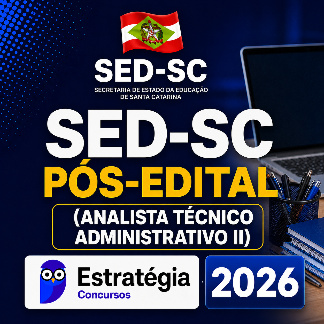 RATEIO SED-SC PÓS-EDITAL (ANALISTA TÉCNICO ADMINISTRATIVO II) – ESTRATÉGIA 2026 SED-SC PÓS-EDITAL (ANALISTA TÉCNICO ADMINISTRATIVO II) – ESTRATÉGIA CONCURSOS – 2026 - Imagem 1
