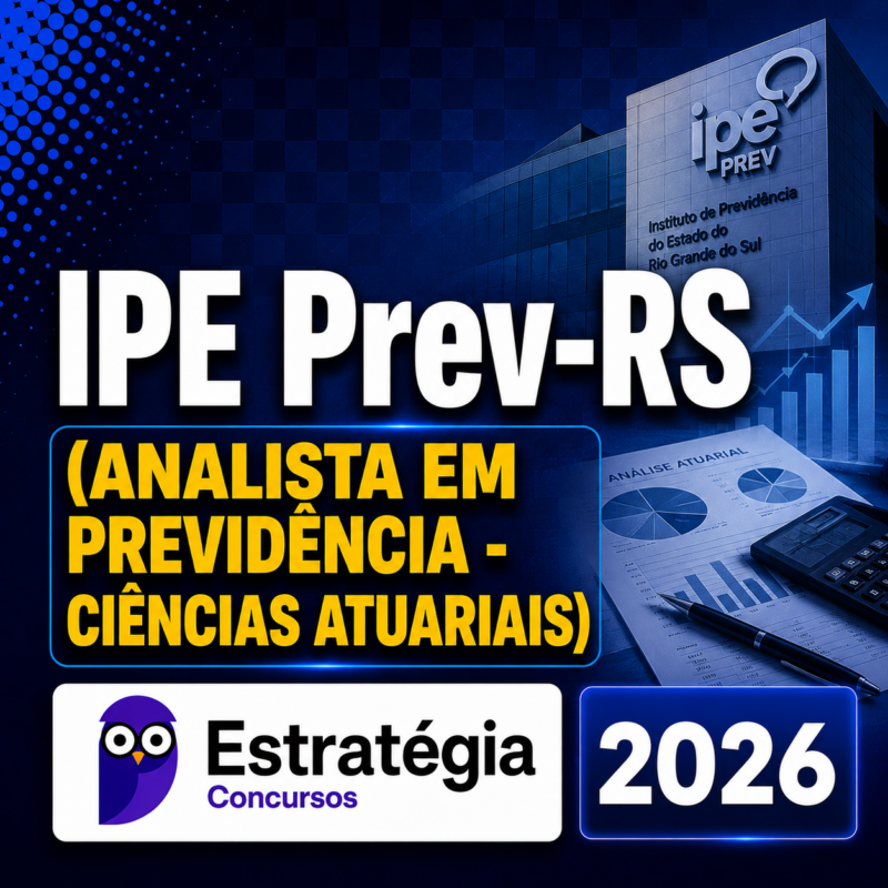 IPE Prev RS Analista em Previdencia Ciencias Atuariais Estrategia 2026