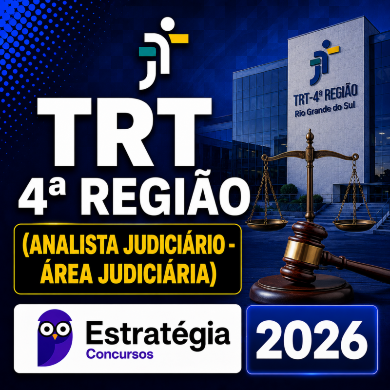 TRT 4a Regiao Analista Judiciario Area Judiciaria Estrategia 2026