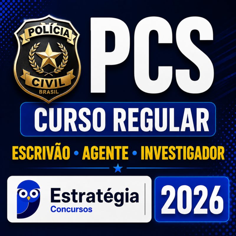 PCs Curso Regular Escrivao Agente Investigador Estrategia 2026