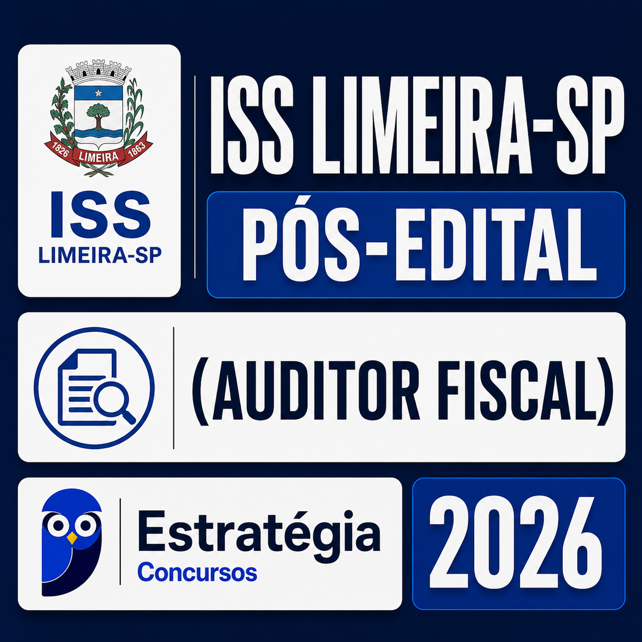 RATEIO ISS LIMEIRA-SP PÓS-EDITAL (AUDITOR FISCAL) – ESTRATÉGIA 2026 ISS LIMEIRA-SP PÓS-EDITAL (AUDITOR FISCAL) – ESTRATÉGIA 2026 - Imagem 1