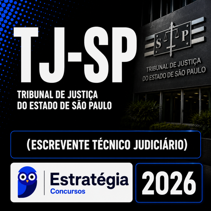 TJ SP Escrevente Tecnico Judiciario Estrategia 2026 1