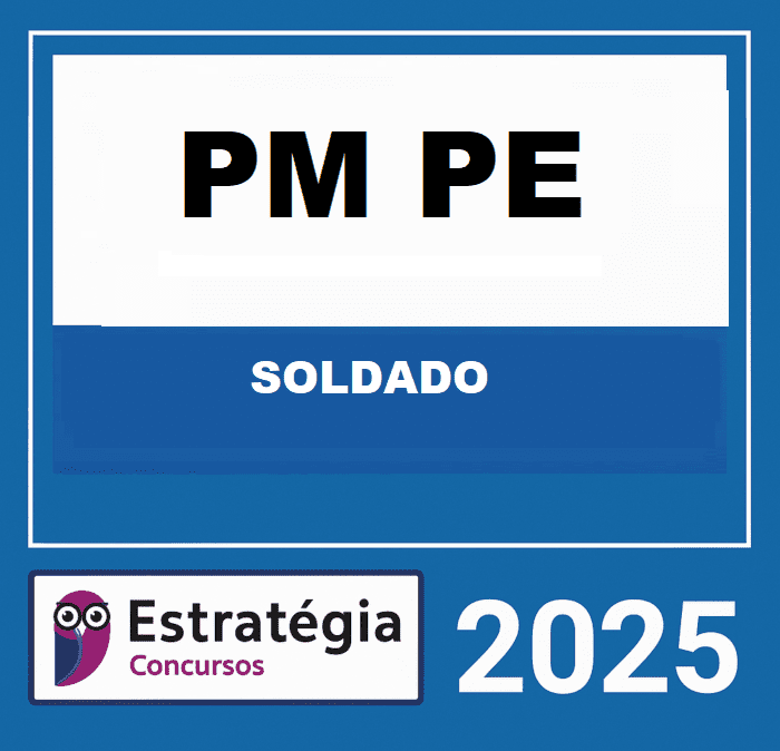 RATEIO PM-PE (SOLDADO) – ESTRATÉGIA 2025